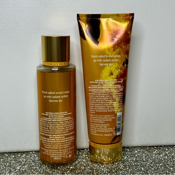 Victoria’s Secret Golden Mandarin Saffron Lotion Gift Set NWT - Picture 3 of 4